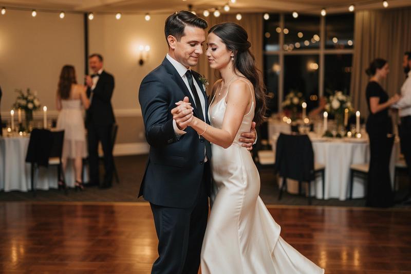 Couple dancing with soft motion